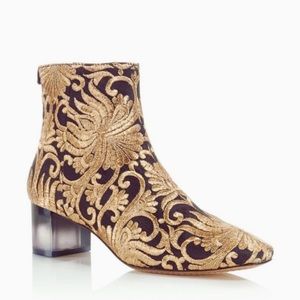 NWT Tory Burch Carlotta Embroidered Bootie